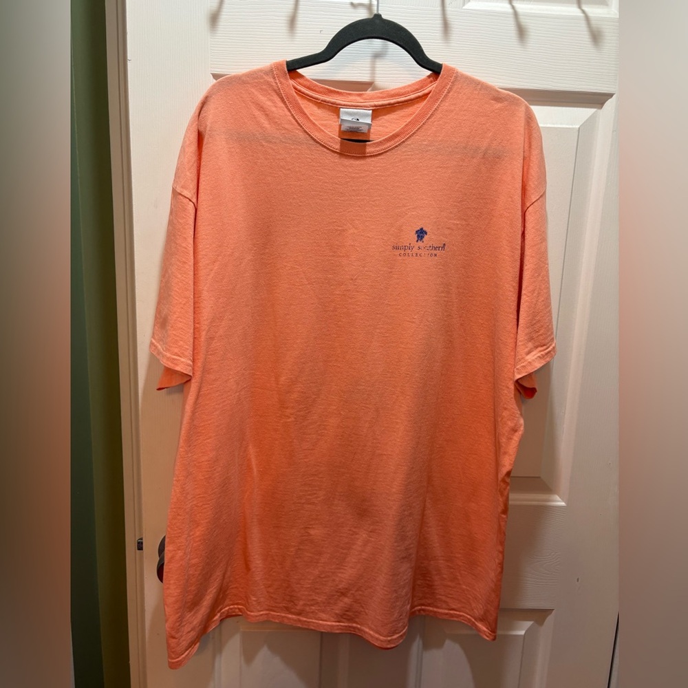 Simply Southern XXL Orange Short Sleeve Tee